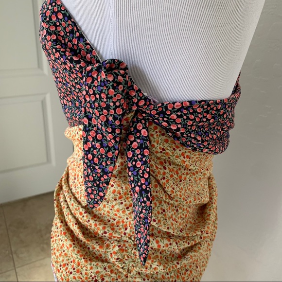 NWOT Shein medium sun dress strapless - Picture 8 of 9